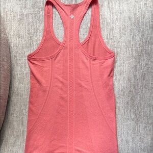 Gymshark Orange Pink Fitted Tank Top